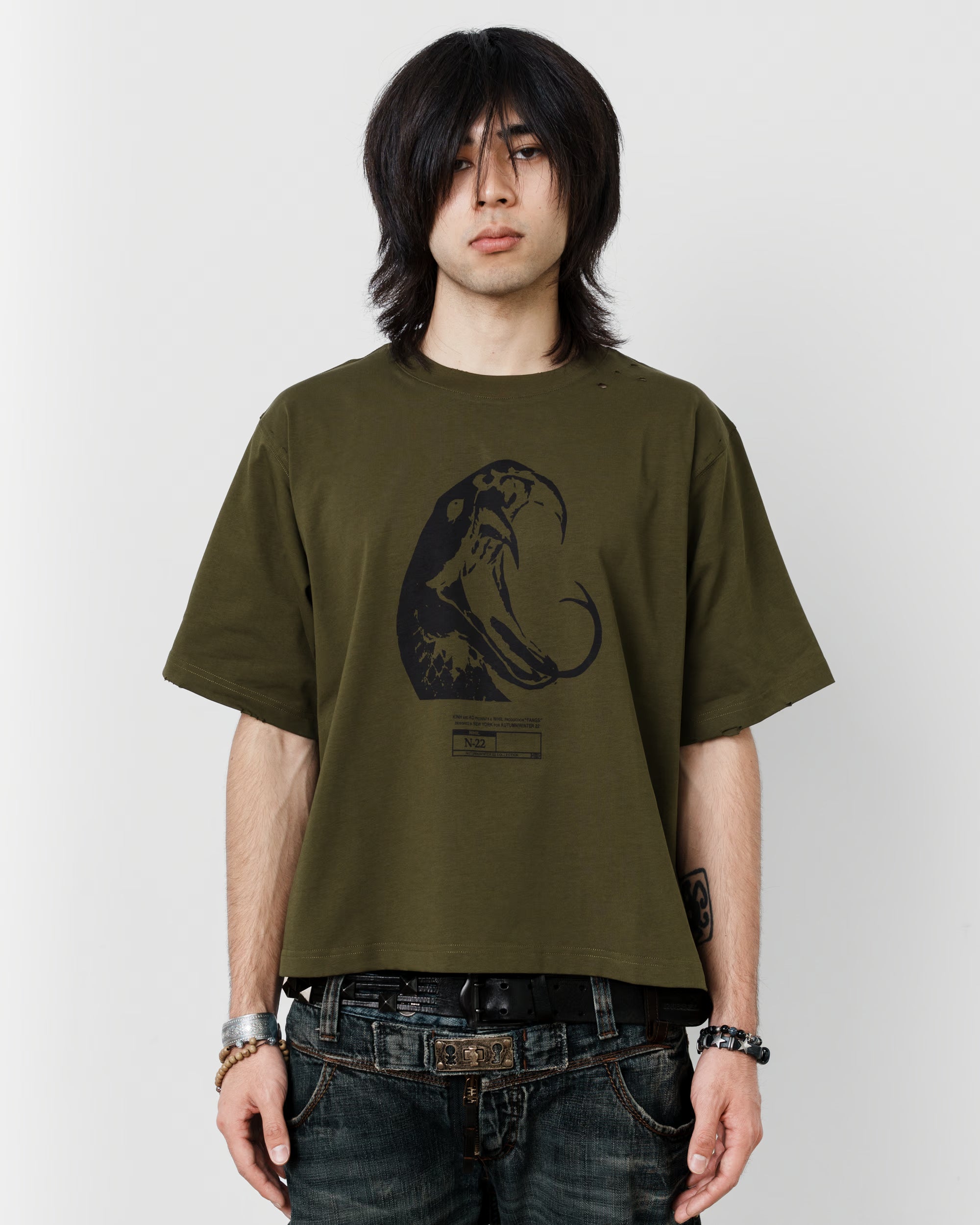 Fangs II Redux Cropped T-Shirt