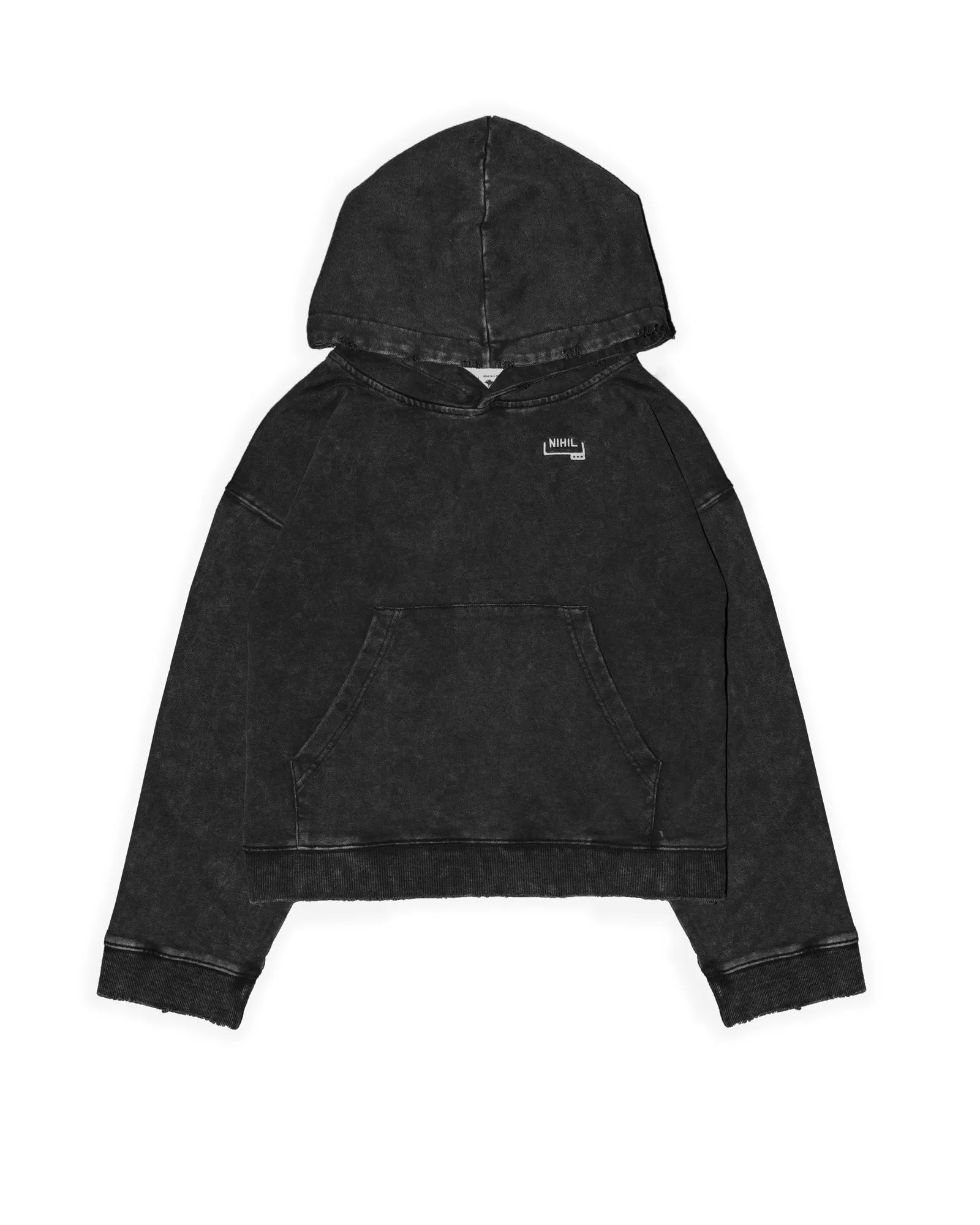 Fangs I Redux Cropped Hoodie