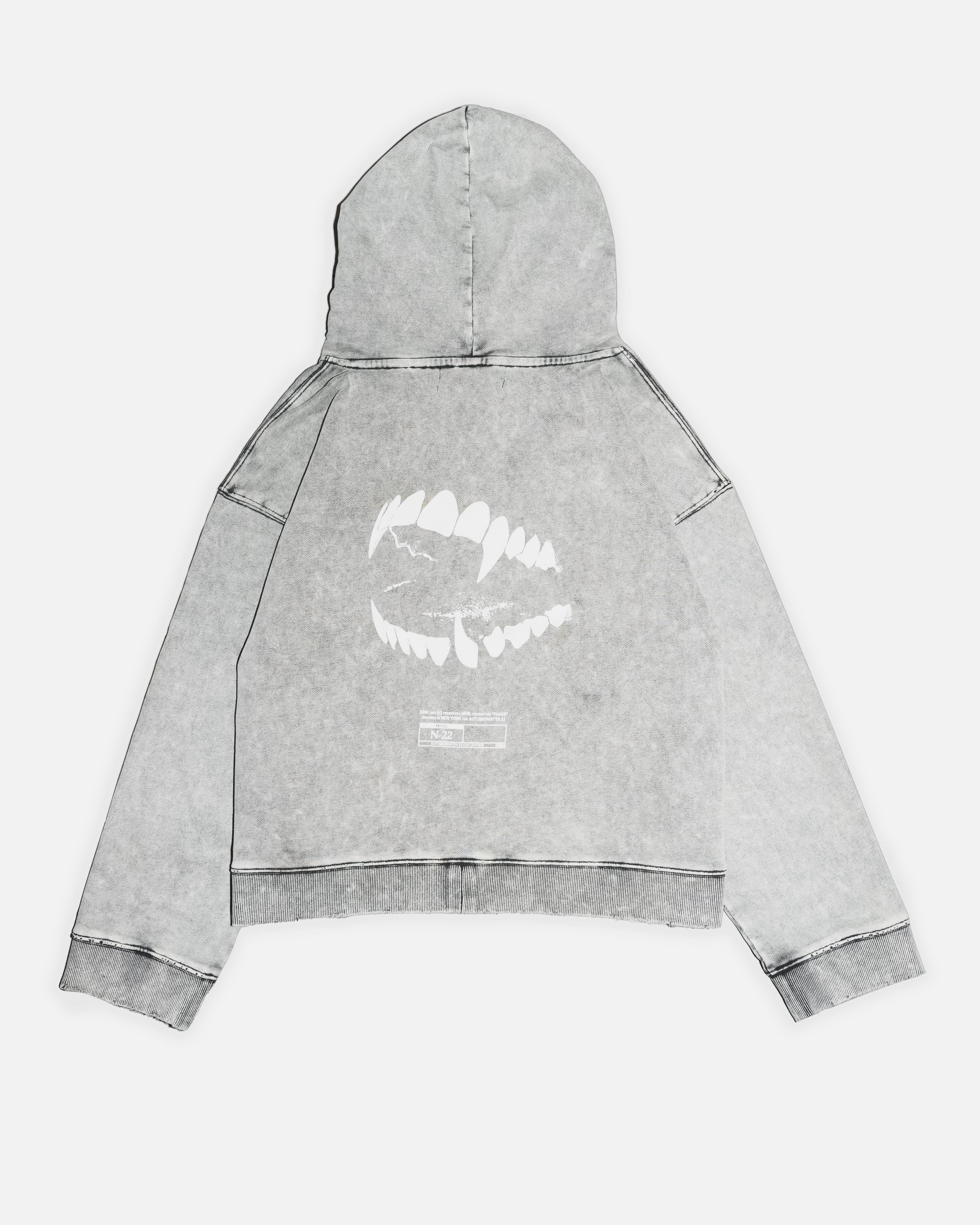 Fangs-3-Cropped-Hoodie-Silver-Back